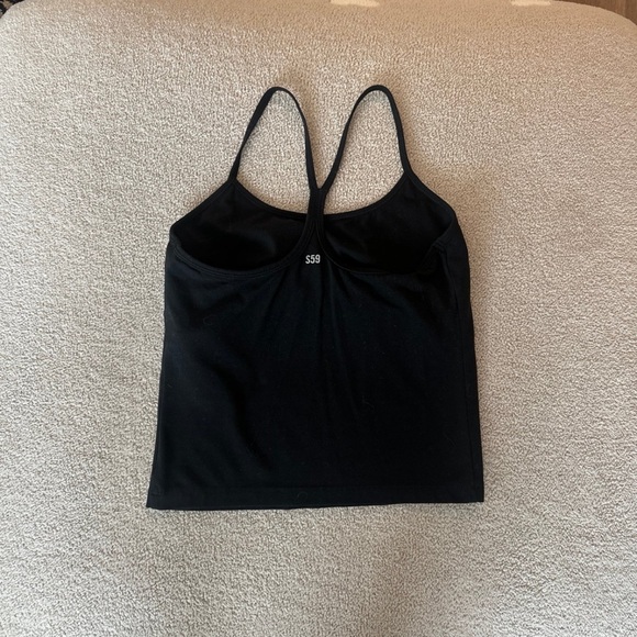 Splits59 Black Tank Top - Picture 4 of 4